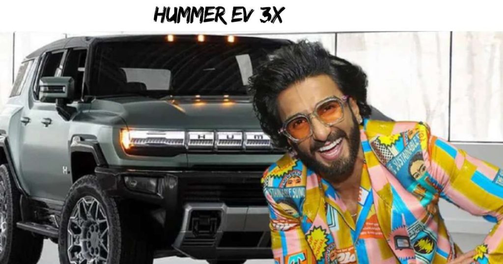 Ranveer Singh Hummer EV 3X