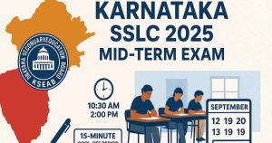 Karnataka SSLC 2025 Mid Term Exam